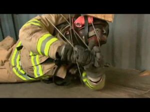 Firefighter entanglement training wtih Paulie Capo