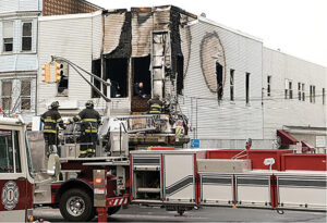 Avillo fire in mixed-use buildings