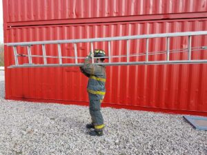 Firefighter high-shoulder carry