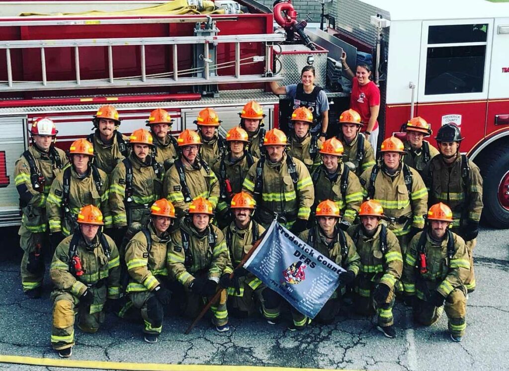 Frederick Country DFRS Recruit Class 28 with Human Performance Specialist Kayla Stoneback