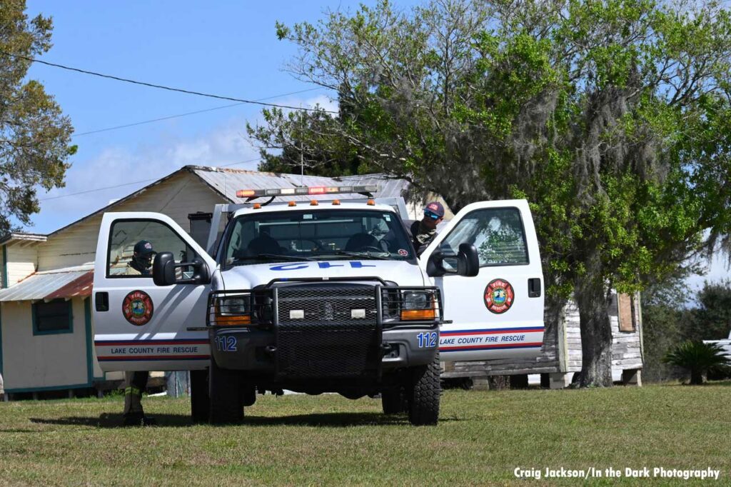 Lake County fire rescue vehicle