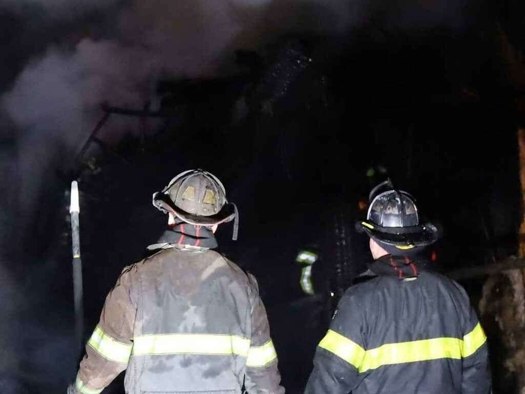 Firefighters at Indianapolis fire