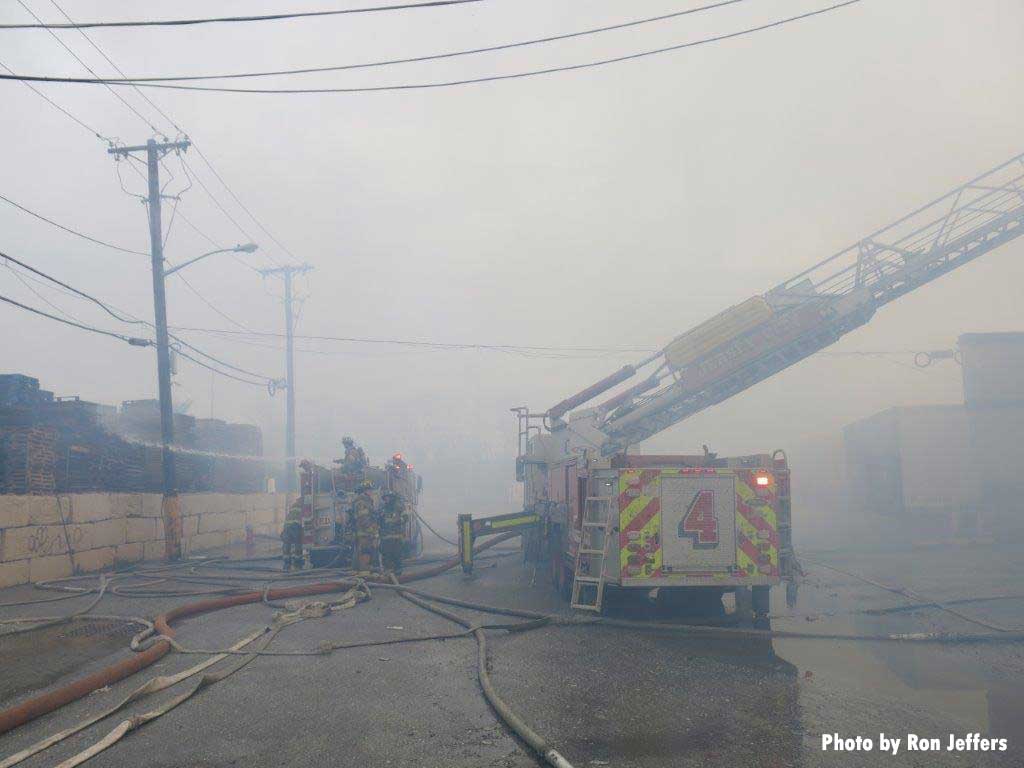 Firefighters respond to seven-alarm Jersey City fire