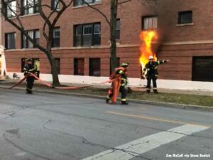 Evanston Illinois apartment fire 2020