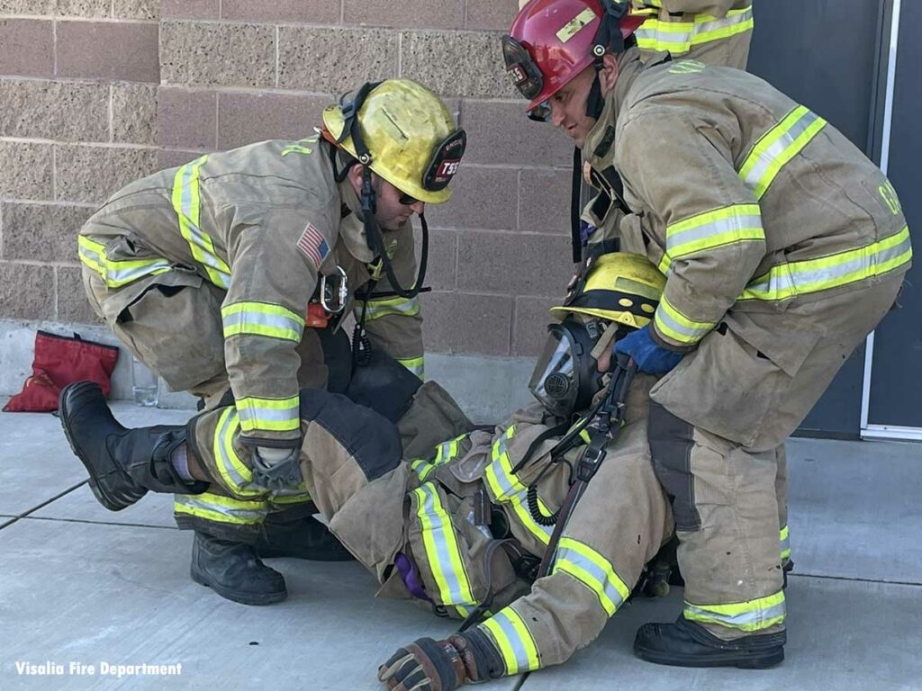 Visalia firefighters train on RIT