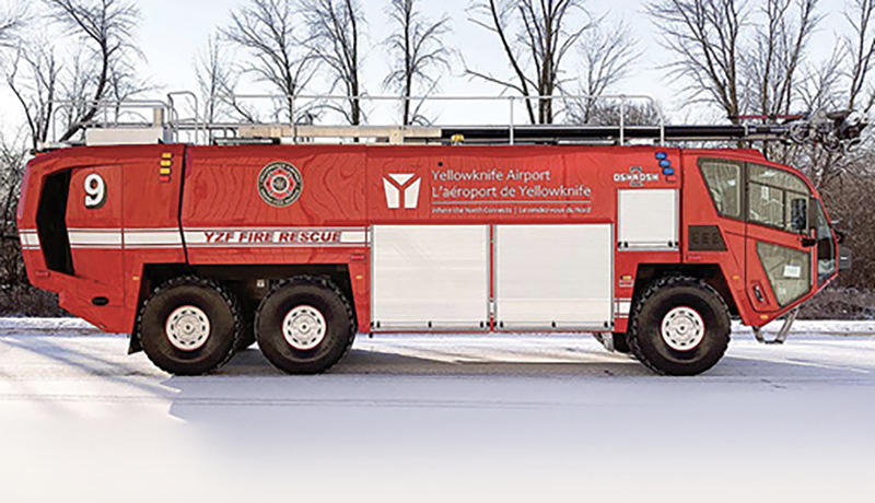 Yellow Knife ARFF vehicle