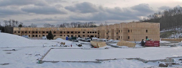 OSB exterior wood sheathing