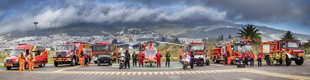 Quito fire department apparatus