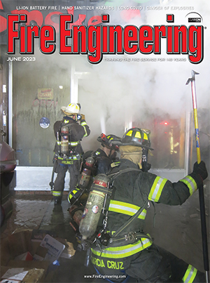 North Hudson NJ firefighters June 2023 cover Fire Engineering