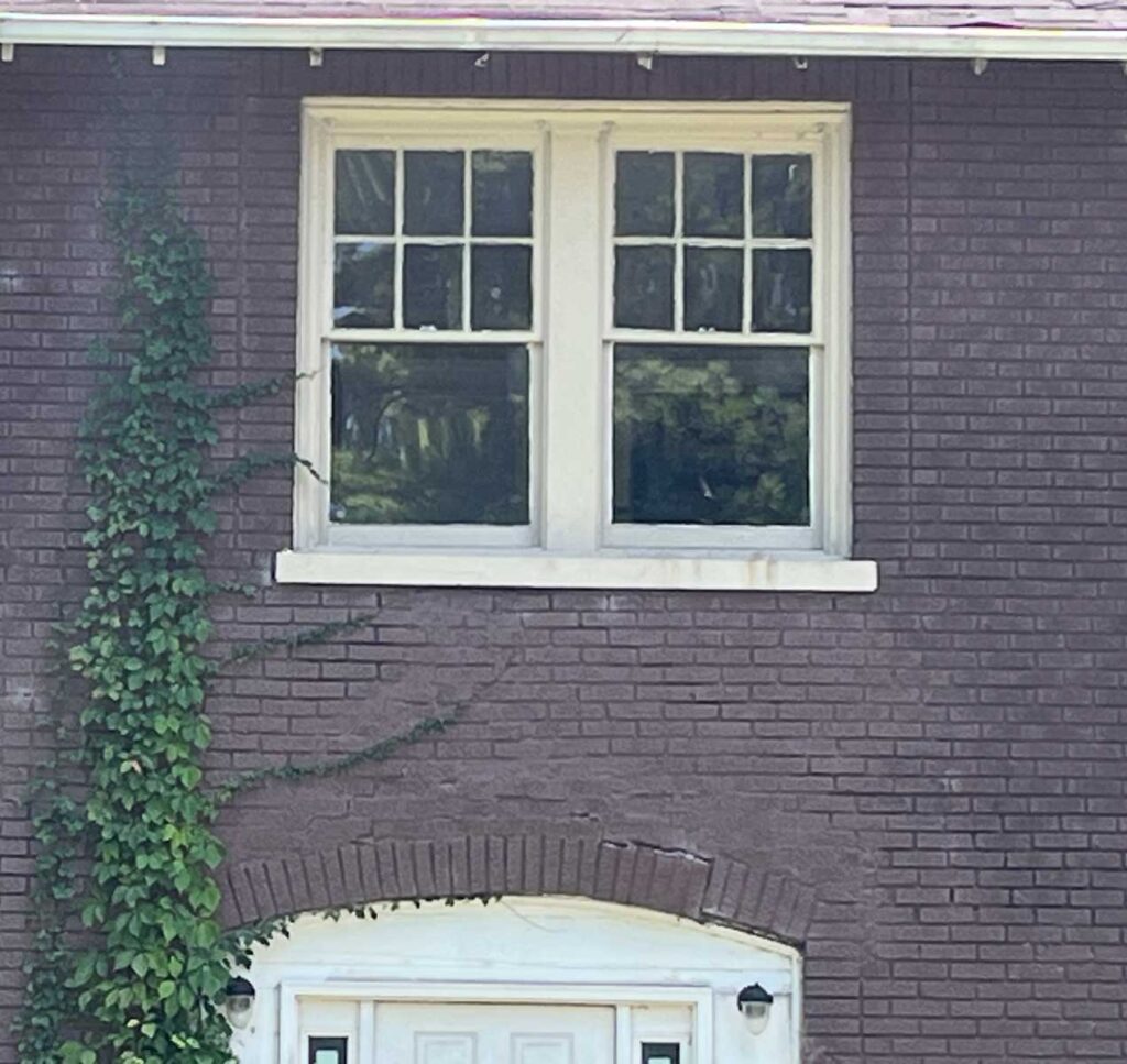 Pair of windows in older home