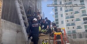 Miami-Dade FL firefighters rescued impaled victim