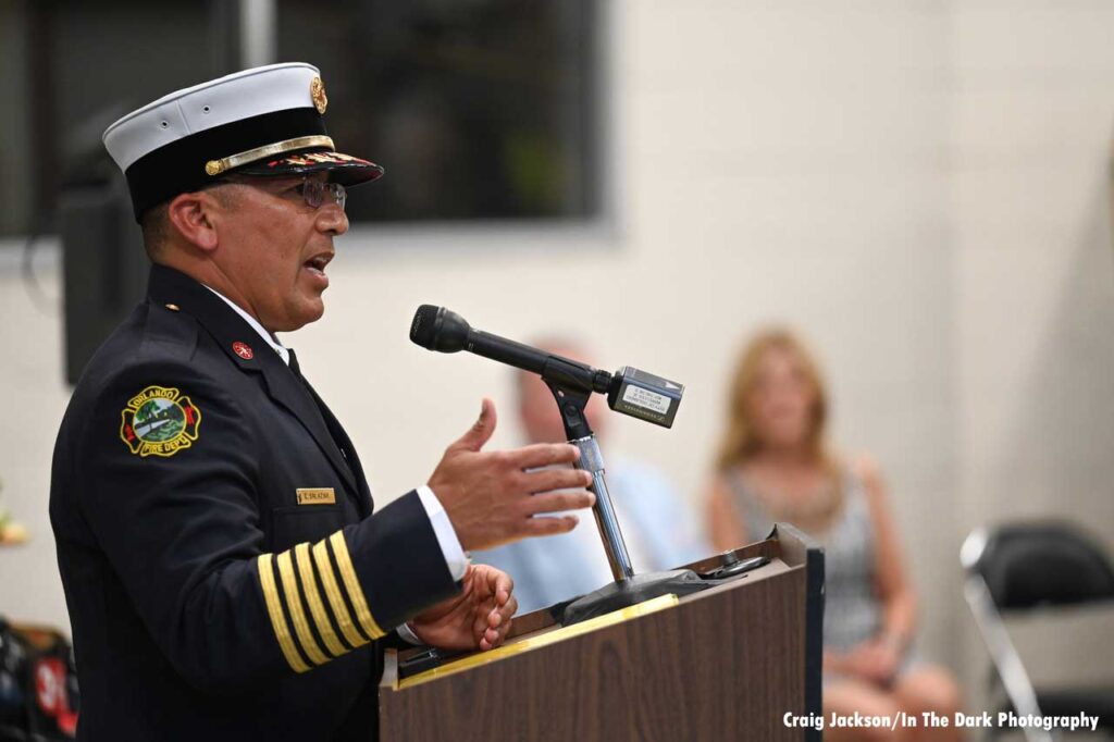 Orlando fire chief Salazar speaks at 9/11 ceremony