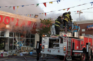 dollar store fire