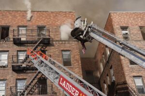 Five-alarm Sunnyside Queens fire