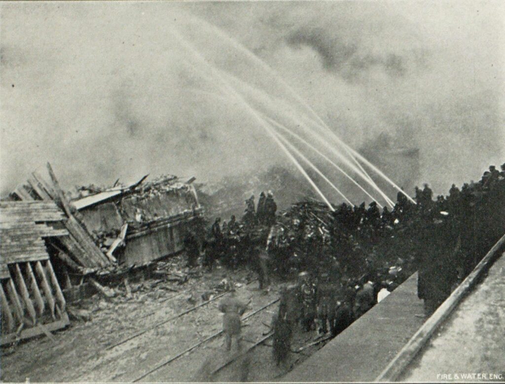 Chicago stockyards fire