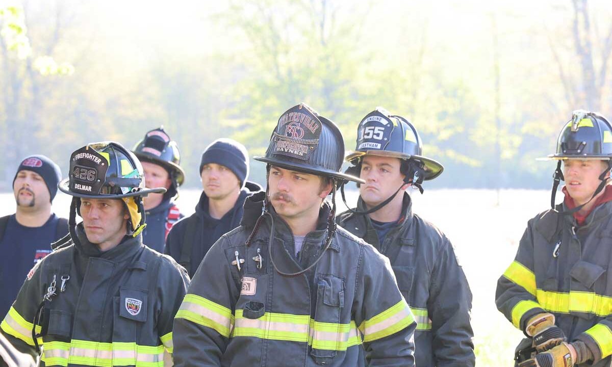 Firefighters training at FDIC 2023