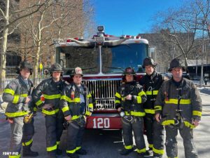 FDNY firefighters Ladder 120 Brooklyn rescue