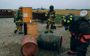 Firefighter training course