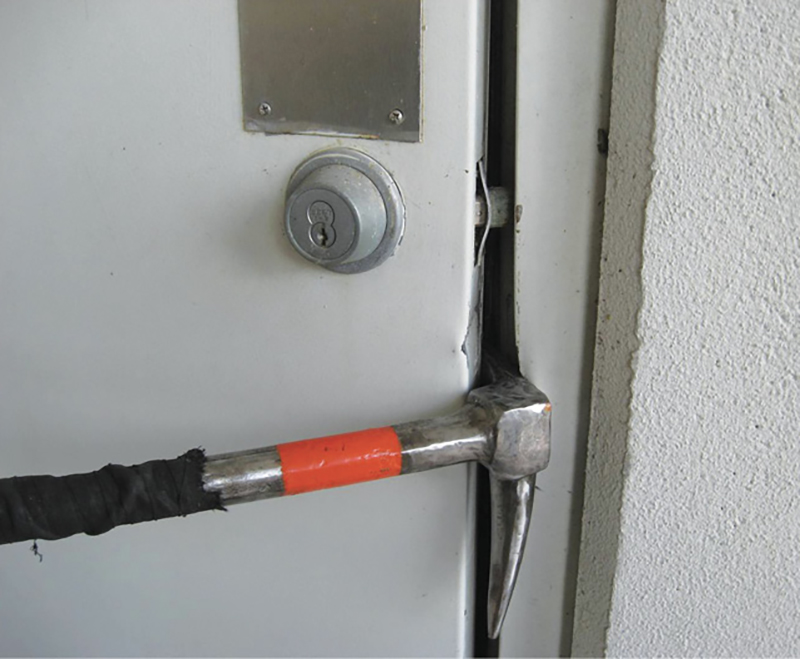 the deadbolt to fail.