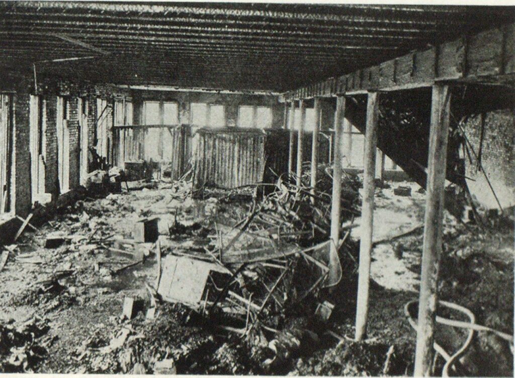 Gulf hotel fire interior