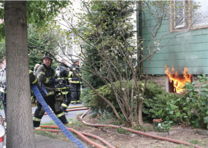 Basement fire response