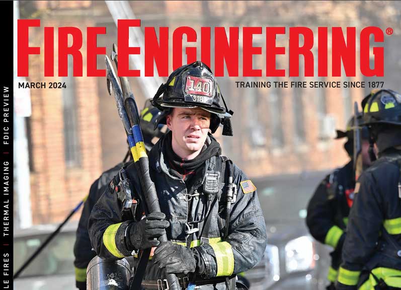 FDNY firefighter with NYC hook