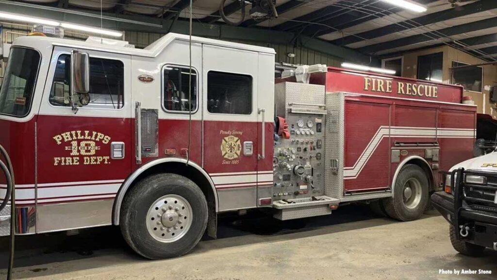 Phillips Maine fire truck