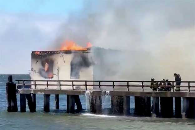 pier fire in San Francisco