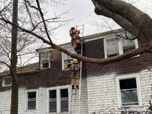 Syracuse NY firefighters operate at 1119 W. Onondaga St