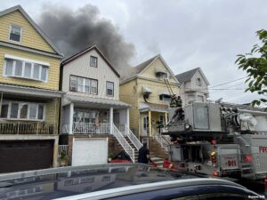 Bayonne New Jersey fire with rescue