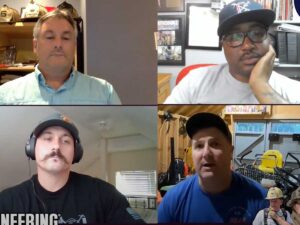 Hosts David Polikoff, Robert James, and Sam Villani speak with guest Hank Henline