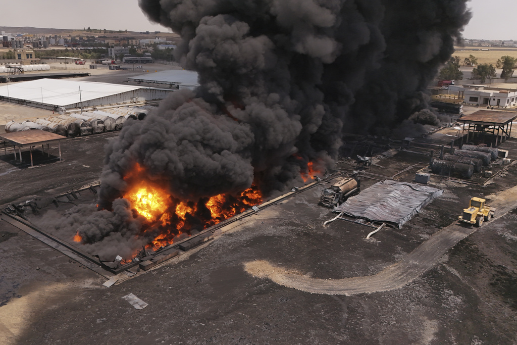 Iraq refinery fire