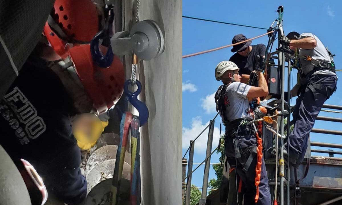 Training on machinery rescue situations