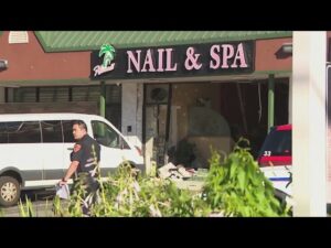 Long Island nail salon crash