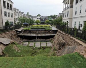 Houston Texas evacuation collapse