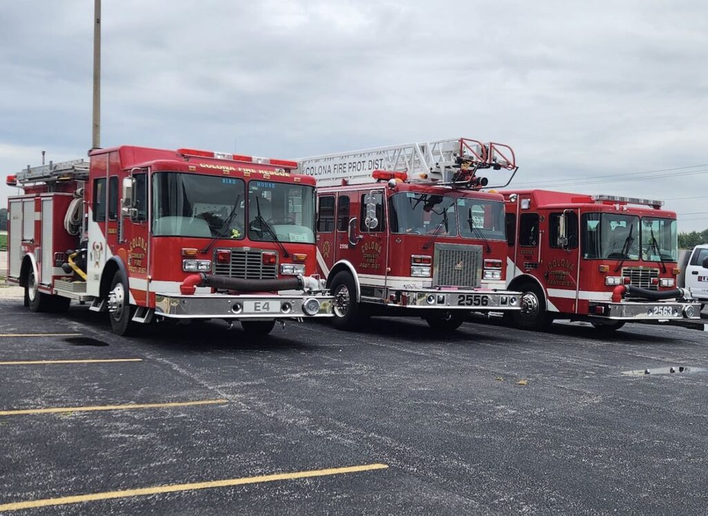 Colona IL Fire trucks