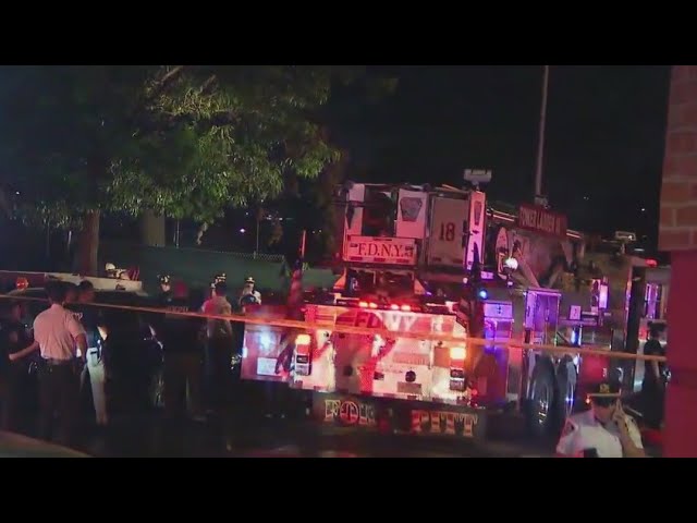 Truck into group of people in NYC park