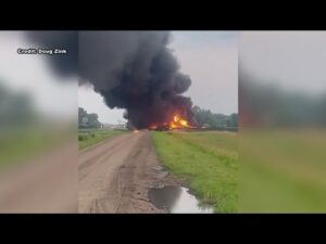 North Dakota train derailment