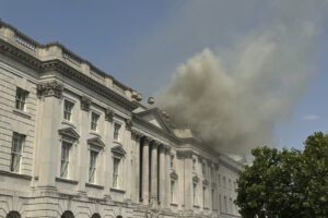 Britain Somerset House Fire