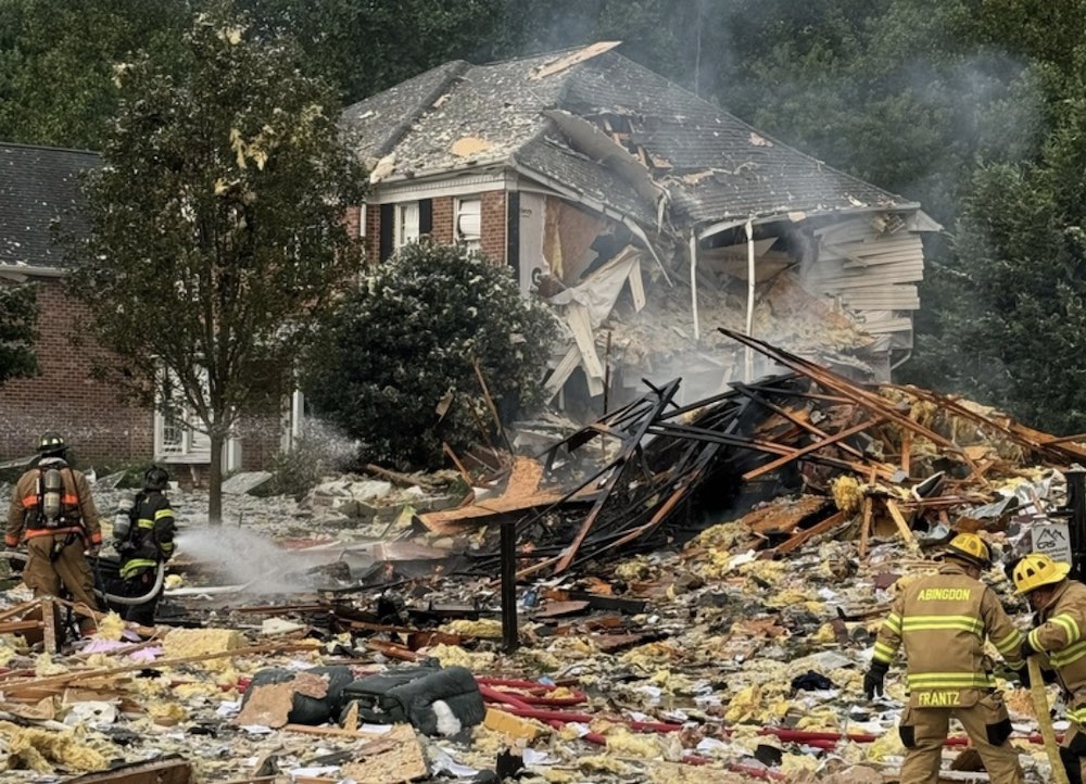 Maryland home explosion