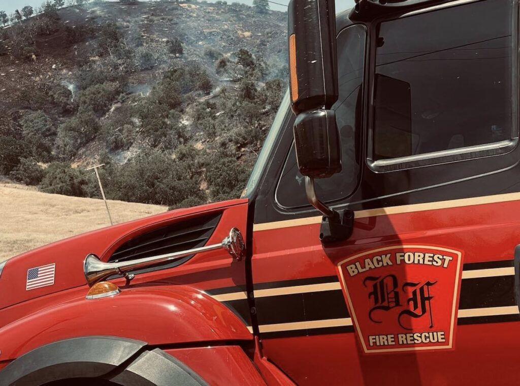 Black Forest Colorado fire vehicle