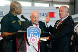 Robert S. Tucker sworn in as FDNY commissioner