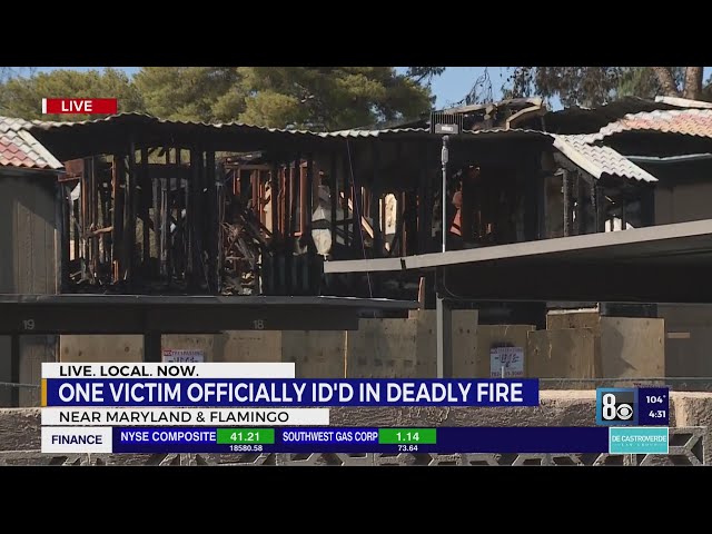 Fatal Las Vegas apartment fire