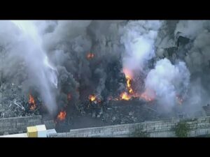 Fort Worth Texas scrapyard fire