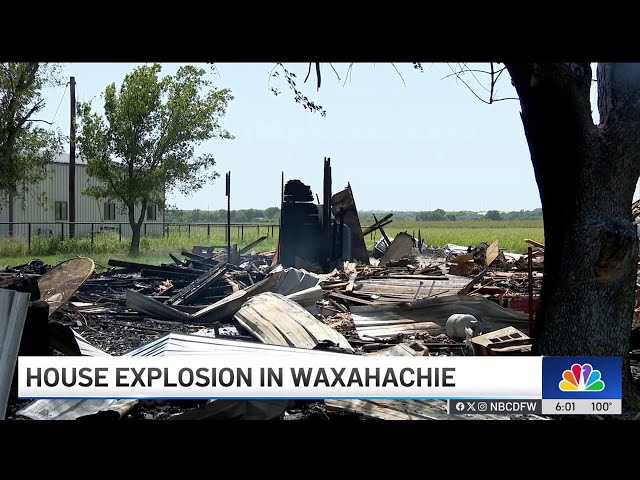 Texas home explosion Waxahatchie