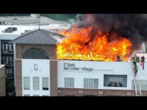 Atlanta apartment fire roof party