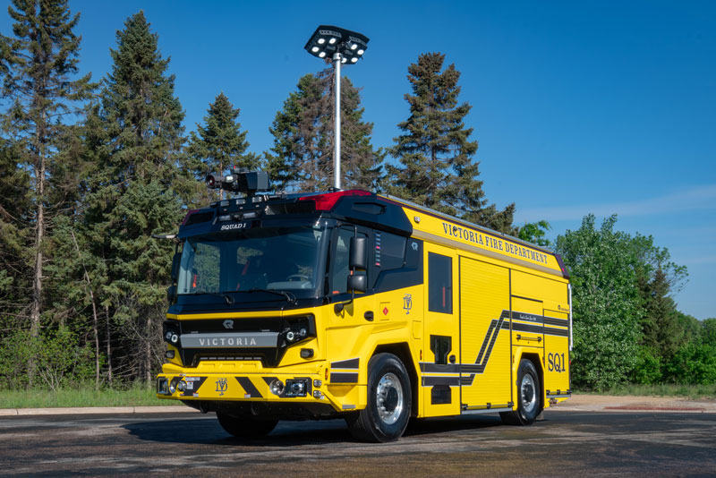 With the new Rosenbauer RTX, this addition to the Victoria firefighting fleet is an agile, climate-friendly emergency response vehicle designed with enhanced features and safety for firefighters. (Source: Rosenbauer)