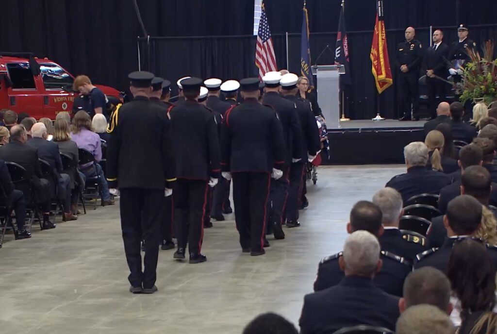 Funeral for Wichita FF Ty Voth LODD