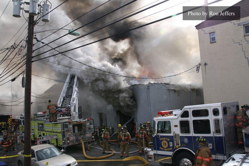 Firefighters from Three NJ Counties Battle Fire at Sheet Metal Business