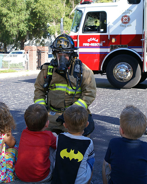 Ocala (FL) Fire Rescue Provides Fire Prevention Education